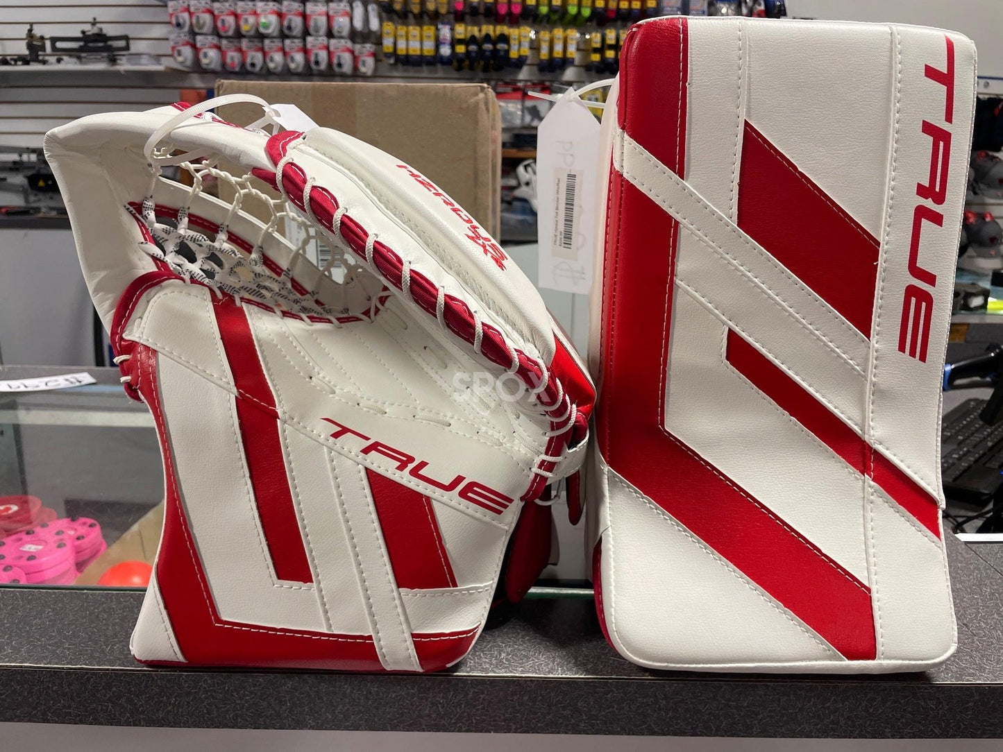 New True Hzrdus 7X4 Senior Goalie Full Set β 33+2 | White/Red