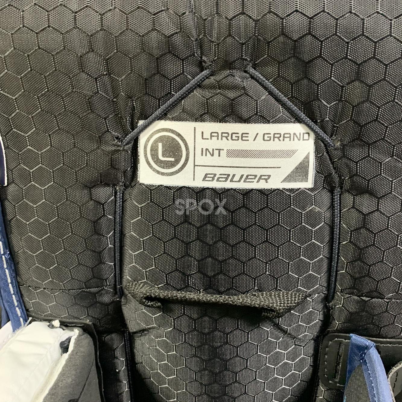 NEW Bauer Supreme S29 Goalie Pads – Intermediate Large (32+1) | White & Navy