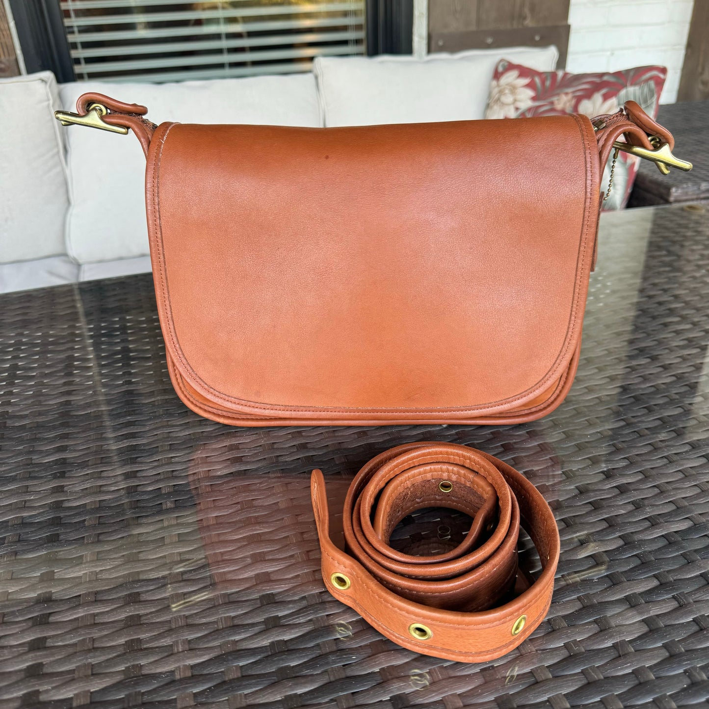 Vintage Coach British Tan Patricas Legacy 9951πβ¨