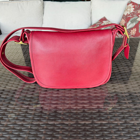 Vintage Coach Red Patricias Legacy 9951🍒❤️🔥