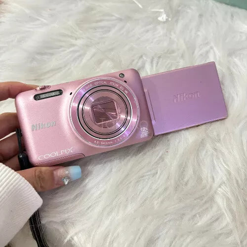 Nikon COOLPIX S6600 Pink 16.0MP Digital Camera used lessππ