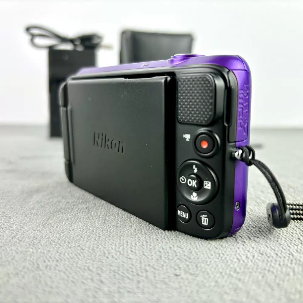 π βΛπ Nikon COOLPIX S6600 Digital Camera (Rare Purple) 16.0MP with 12x Zoom - Complete Set π₯ ππ·