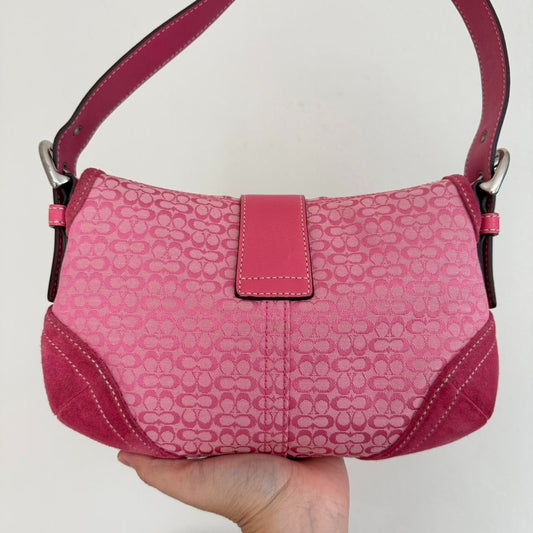 Vintage Coach Soho Jacquard shoulder bag