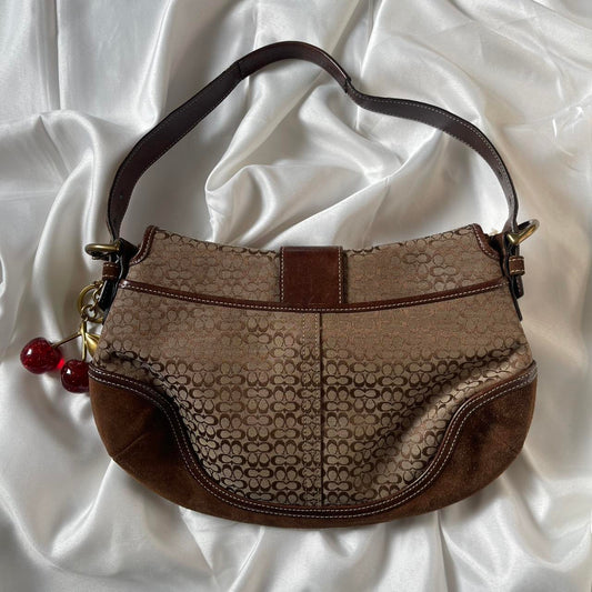 π Vintage Coach 2004 Signature Brown Soho π