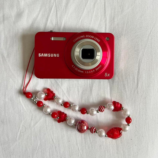 Used Vintage Samsung ST90 14.2 MP Red Digital Camera π
