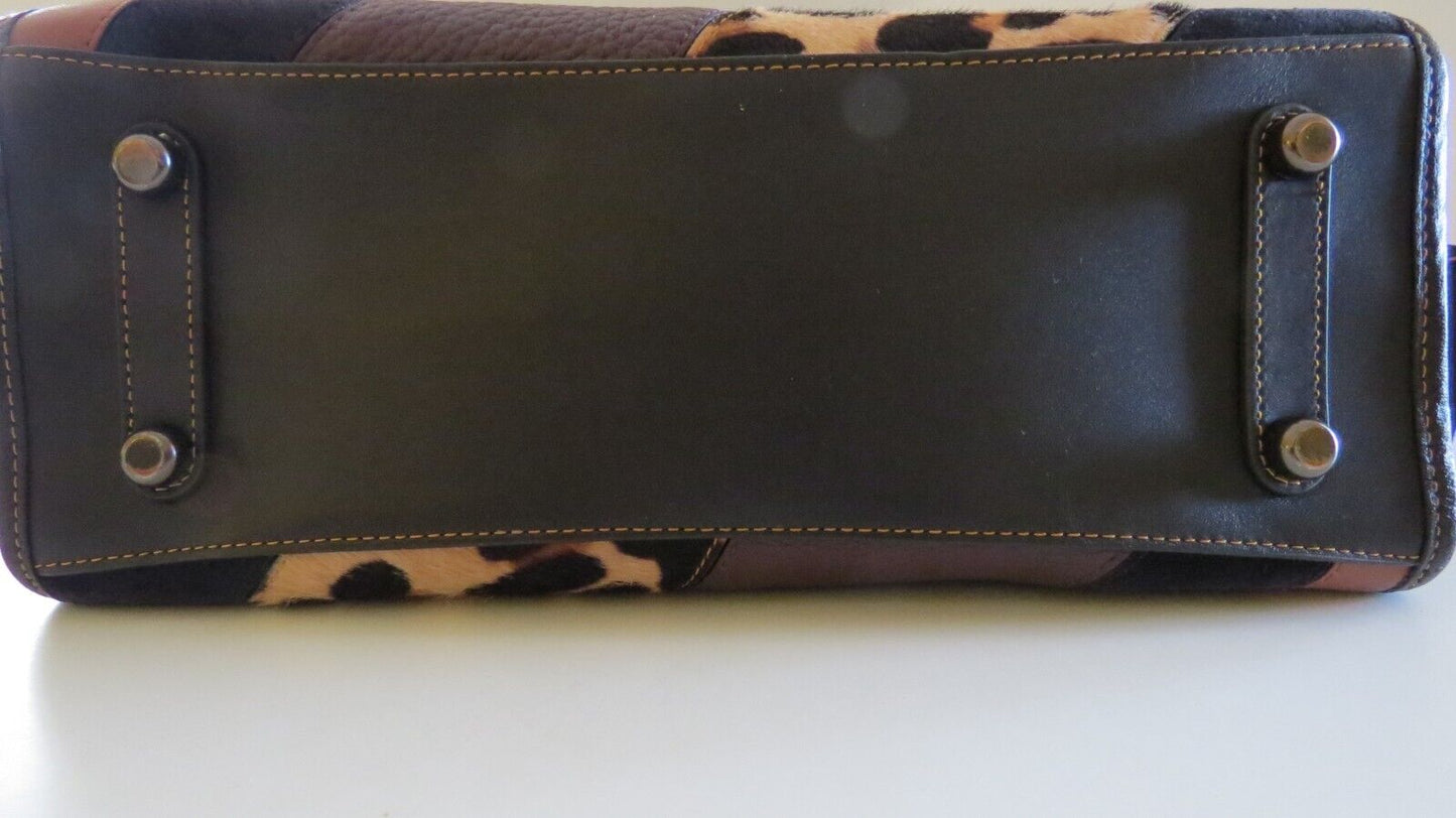 Coach Rogue Bag With Leopard Patchwork B1880 32879π©ΆποΈ