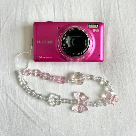 Used FujiFilm Vintage Finepix T350 14MP Pink Digital Camera