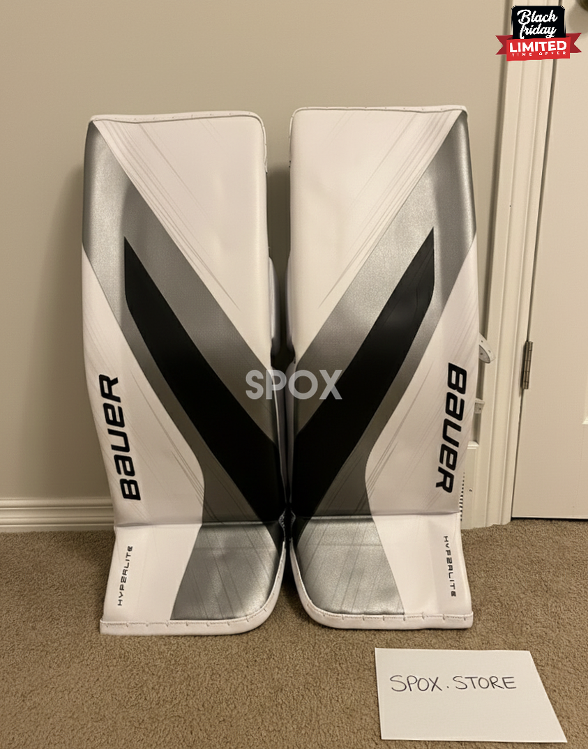 Bauer Hyperlite 2 Pro Stock Senior Goalie Leg Pads – 34" (NEW)