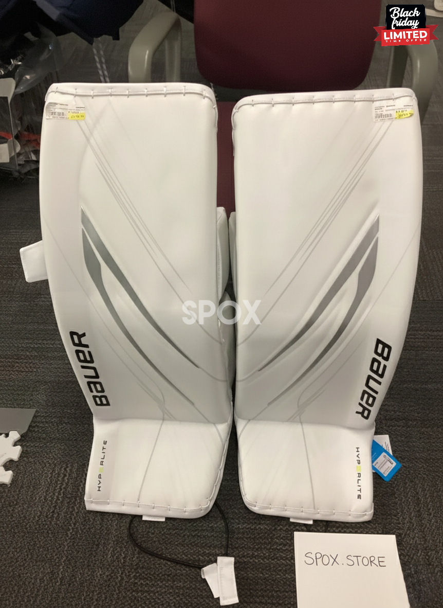 Medium Bauer Hyperlite 2 Goalie Leg Pads (New)