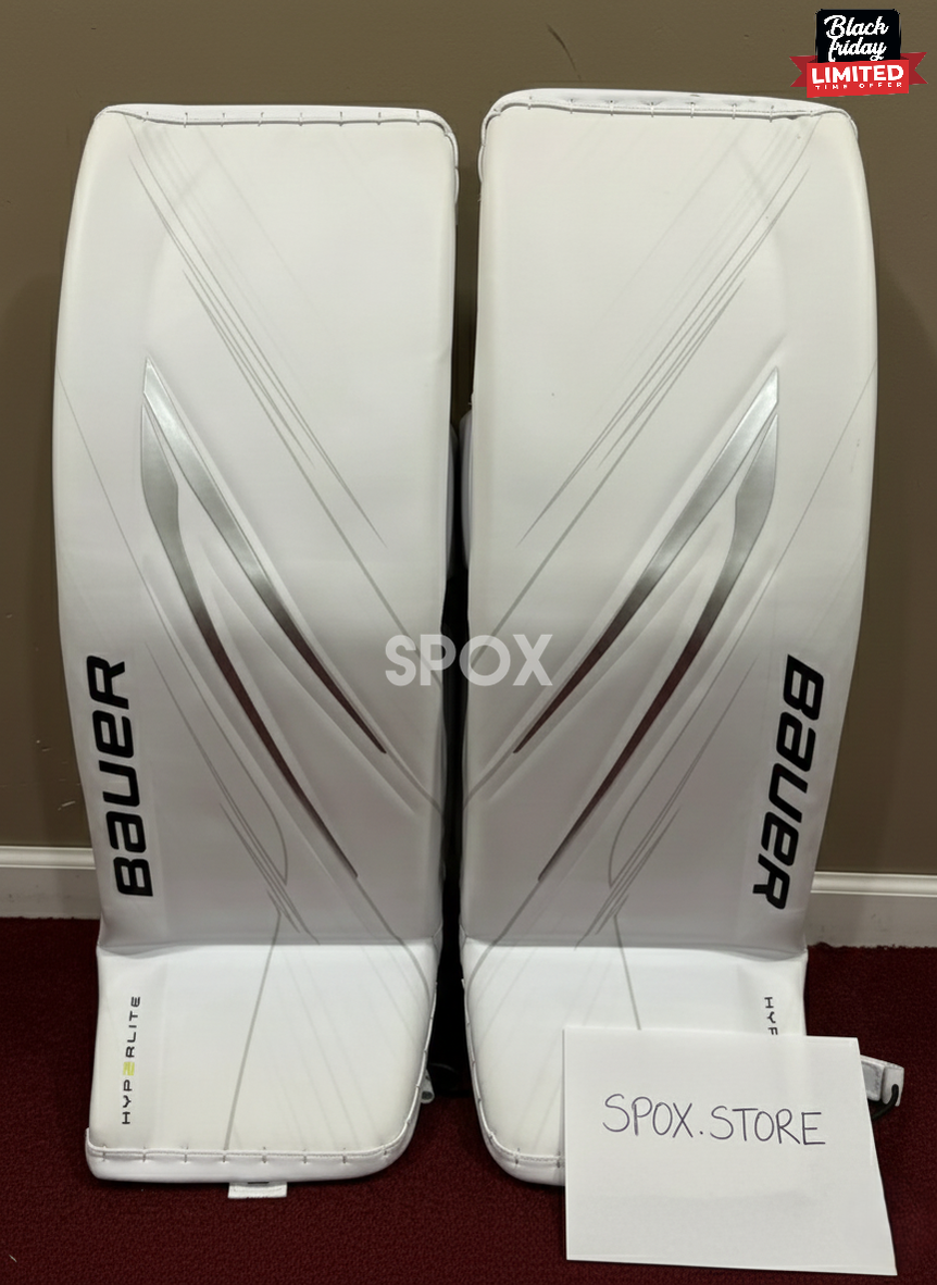 Bauer Hyperlite 2 Goalie Leg Pads – Large (35+) – New