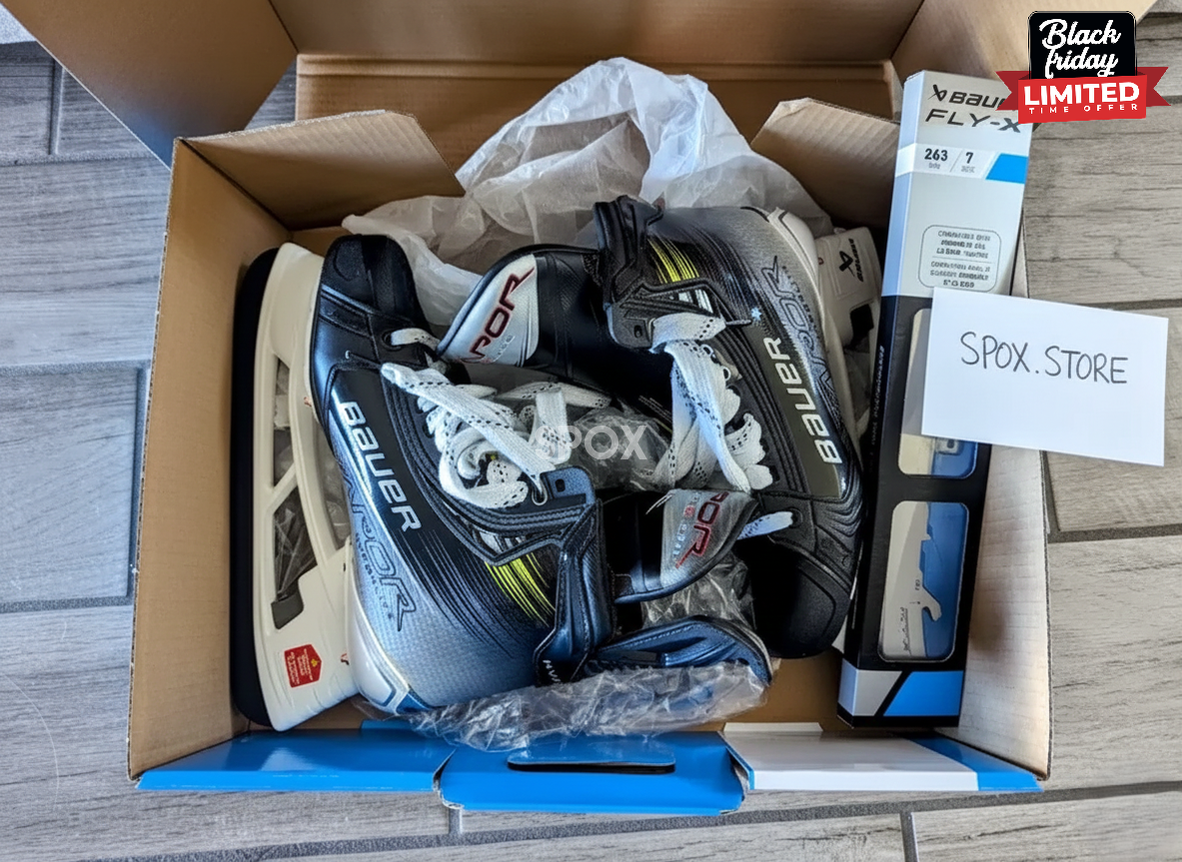 Bauer Vapor Hyperlite 2 Hockey Skates – Senior Size 7 (Fit 2, 263mm Runners)