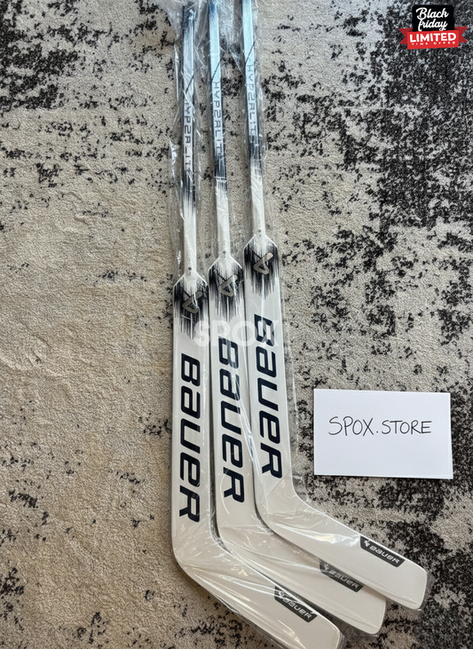 2-Pack Senior Bauer Hyperlite 2 Goalie Sticks – Pro Stock 25" Paddle | Brand New