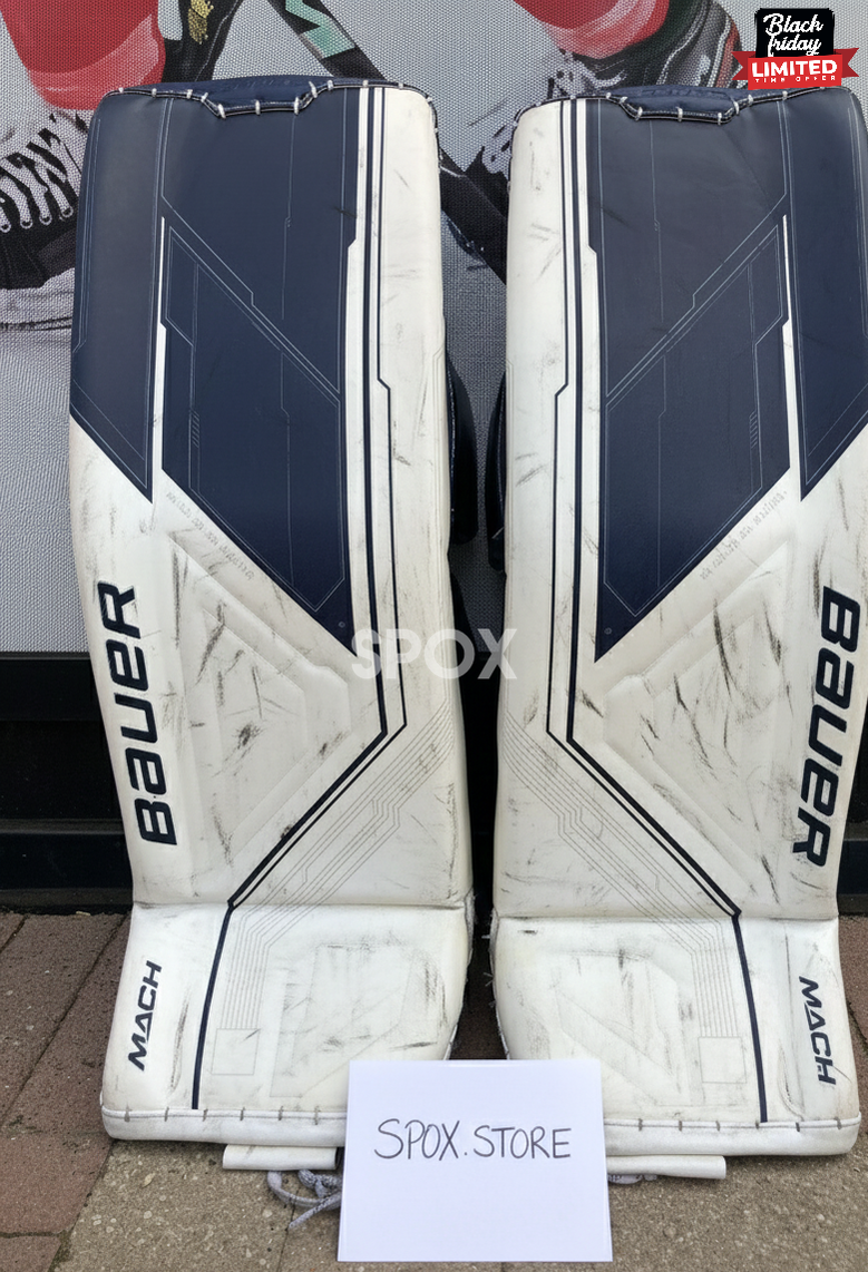 Bauer Supreme Mach Goalie Leg Pads | Senior 34" | Game-Ready Elite Performance