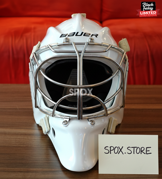2023 Bauer 960 Senior Small Goalie Mask – Brand New | White