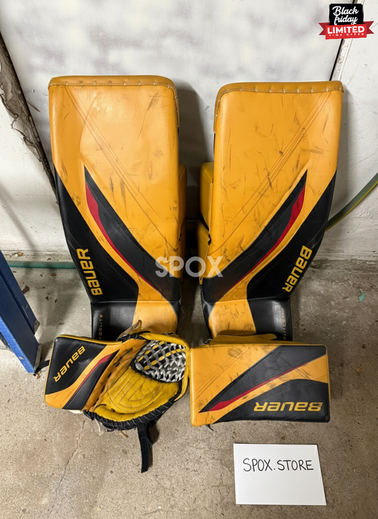 Bauer Hyperlite 2 Senior Goalie Full Set – 33" | Regular Hand | Yellow | Used