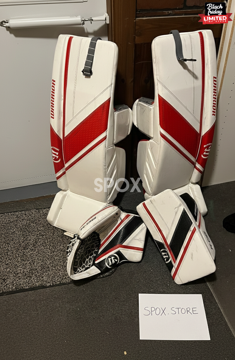 2023 Warrior Ritual G6 E+ Senior Goalie Full Set – Regular | 35" | Red
