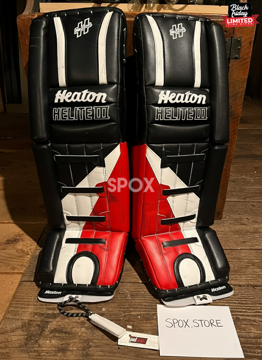 Heaton Battram 36+2 Senior Goalie Pads – Own a Piece of Hockey Legend!