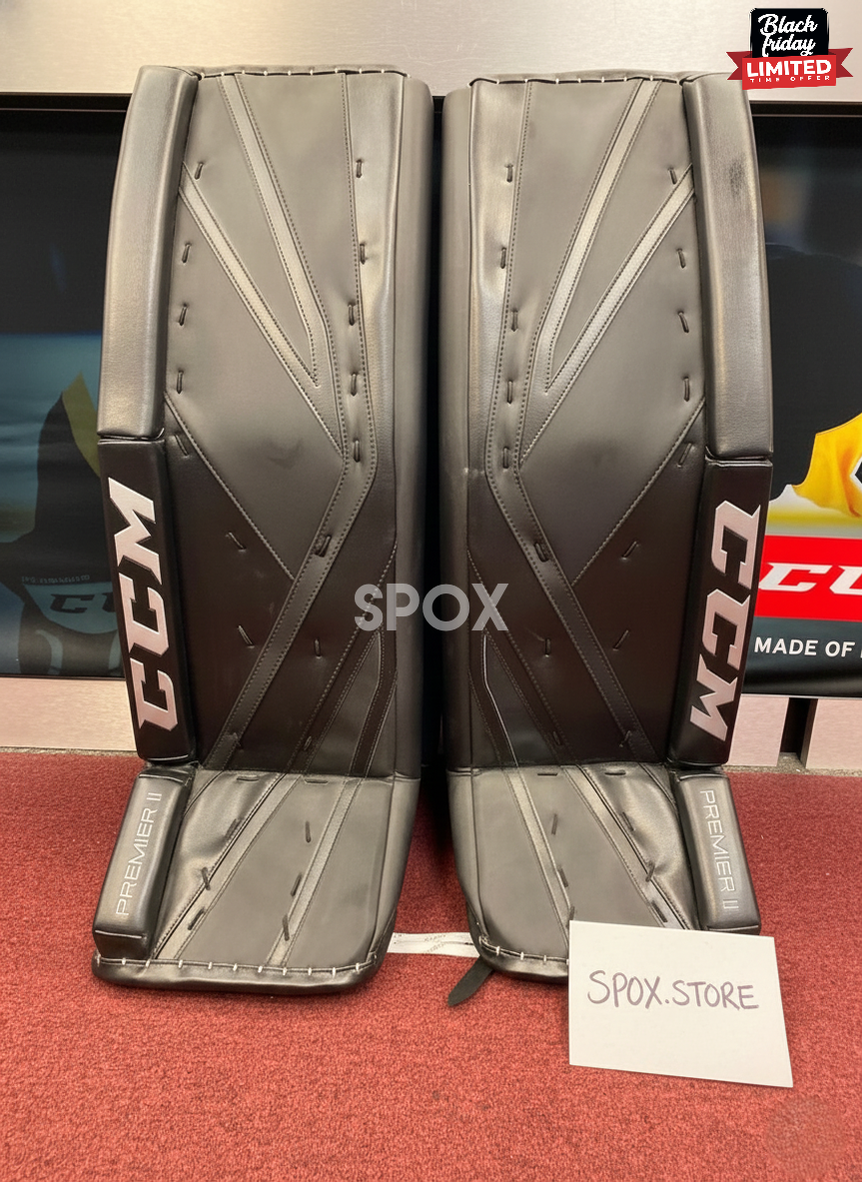 CCM Premier II Pro Goalie Leg Pads – Senior 35+1” | Brand New | Elite Performance
