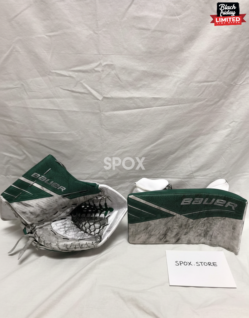 Oettinger Pro Return Bauer UltraSonic Goalie Glove Blocker Set | Pro Stock | Practice Used