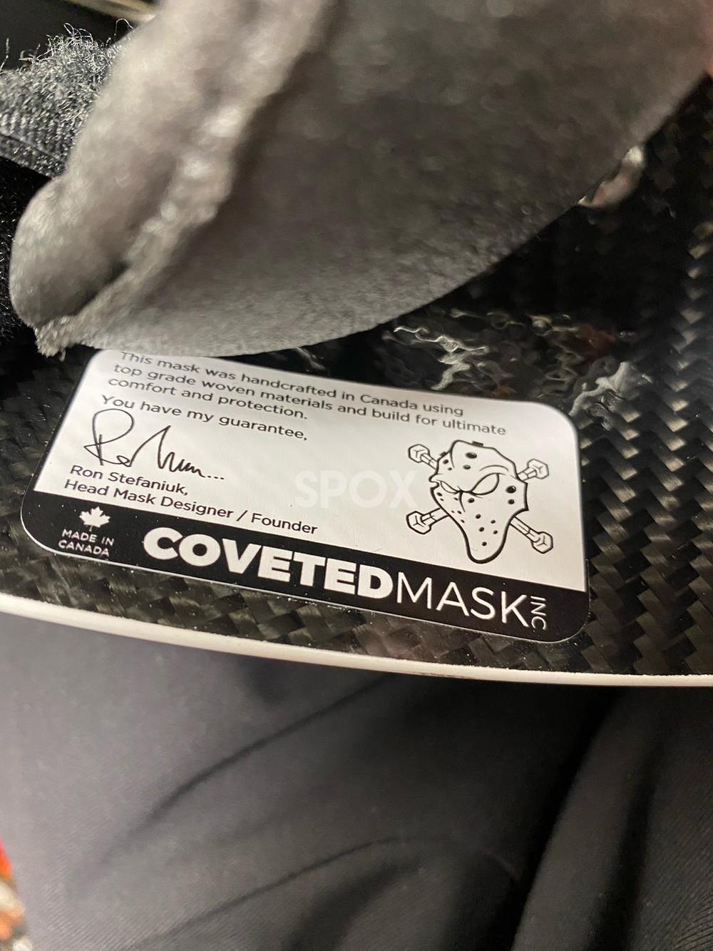 Senior Coveted Mask 905 Pro Goalie Mask (Fits 22–23”) | Carbon Fiber, Fiberglass Kevlar | Includes Mask Bag