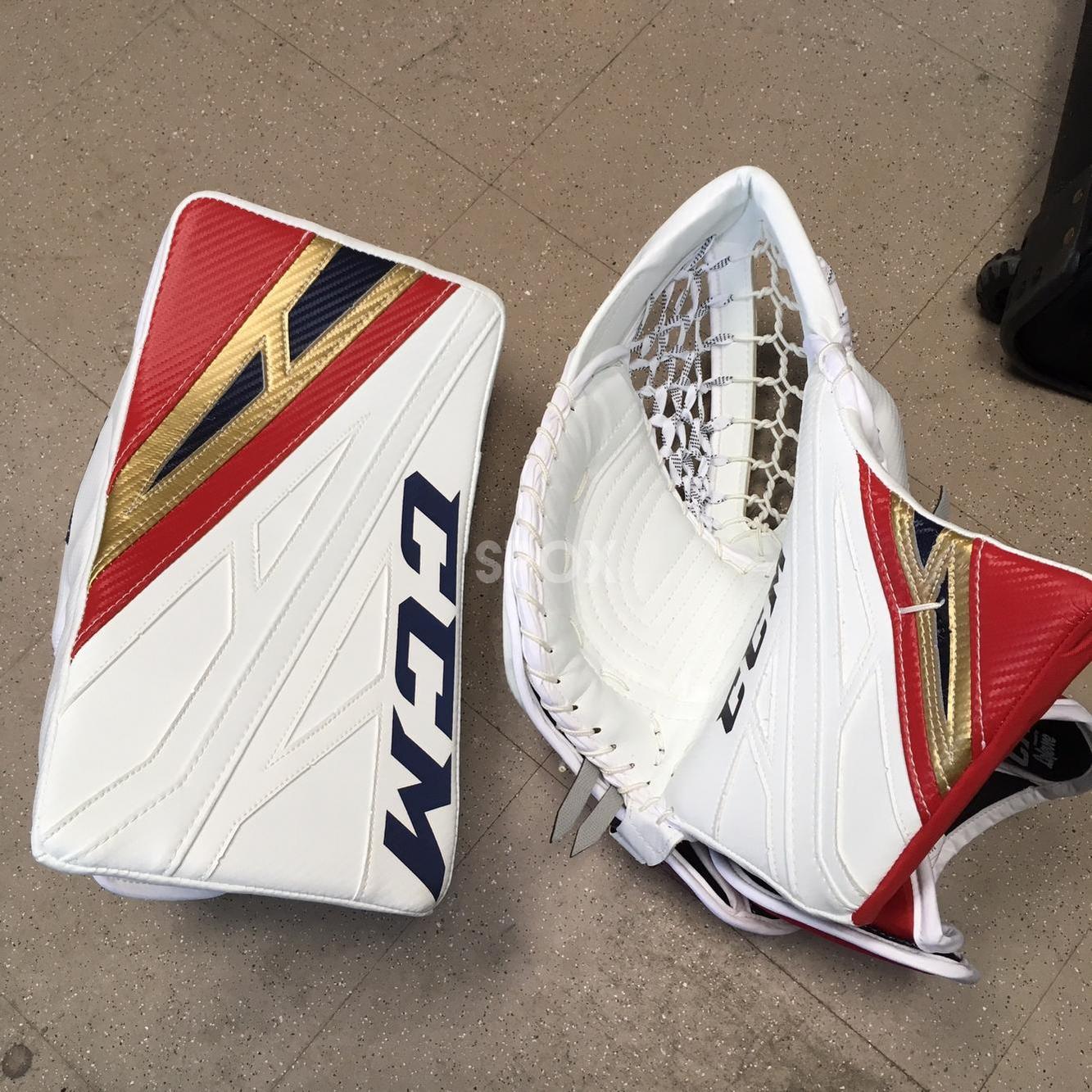 Brand New CCM Pro Stock “Hutchinson” Extreme Flex 4 Goalie Full Set – Senior | Florida Panthers Edition