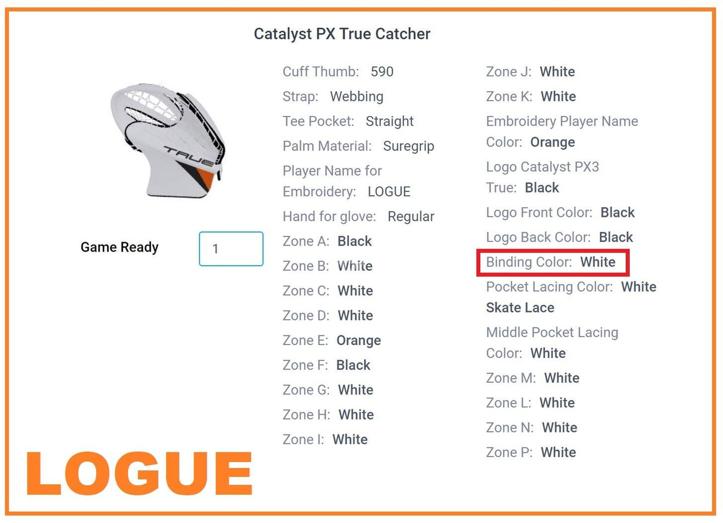 True Catalyst PX3 Pro Stock Full Goalie Set – Senior, 35" White