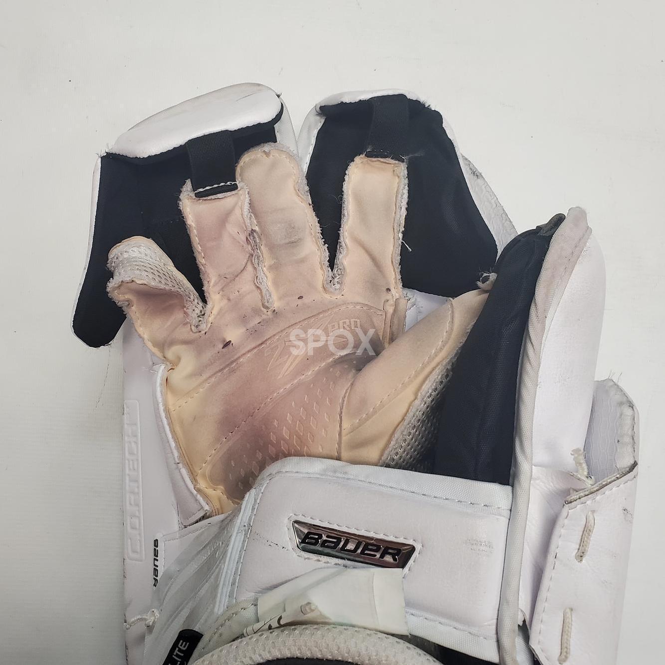 Used Pro Stock Bauer Vapor 2X Pro Full Set Goalie Pads – OHL – Medium/34+1" (PAD053) 🏒🥅