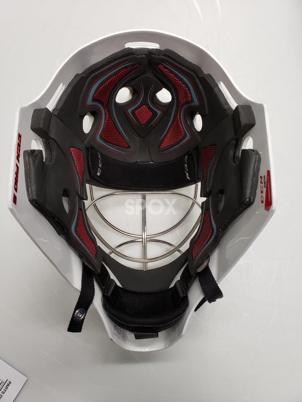 NEW CCM GF Pro Senior Goalie Mask – White | Elite Protection for Serious Goalies