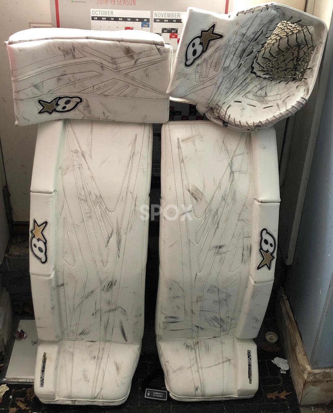 White Senior 33" Brian's G-Netik 8.0 Goalie Full Set – Game-Ready & Fully Integrated!