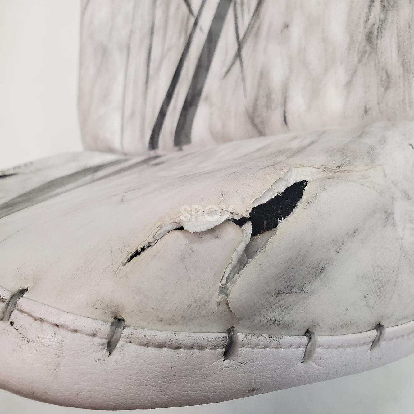 Used Pro Stock Bauer Vapor 2X Pro Full Set Goalie Pads – OHL – Medium/34+1" (PAD053) 🏒🥅