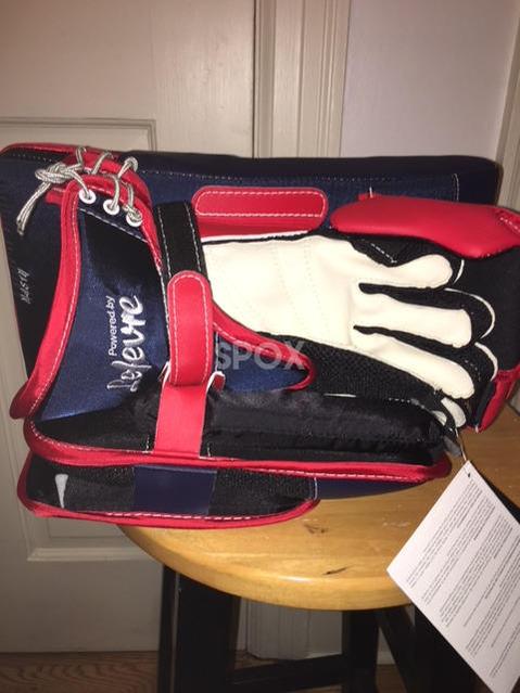 NEW CCM Extreme Flex III CUSTOM Goalie Set – Senior 35”+1 | Navy/Red/Silver