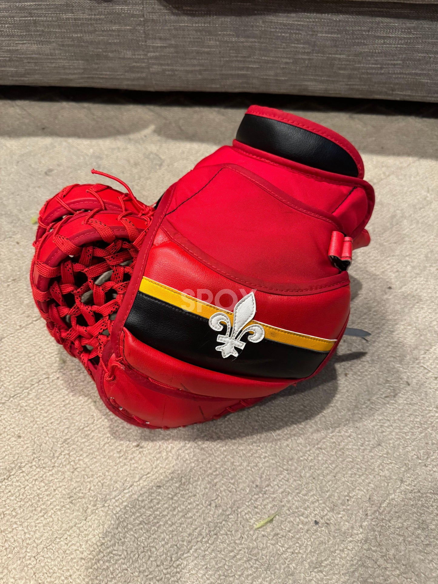 Used Brian’s GNetik V / Optik2 Goalie Full Set – 34"+1.75 | Pro Stock Red