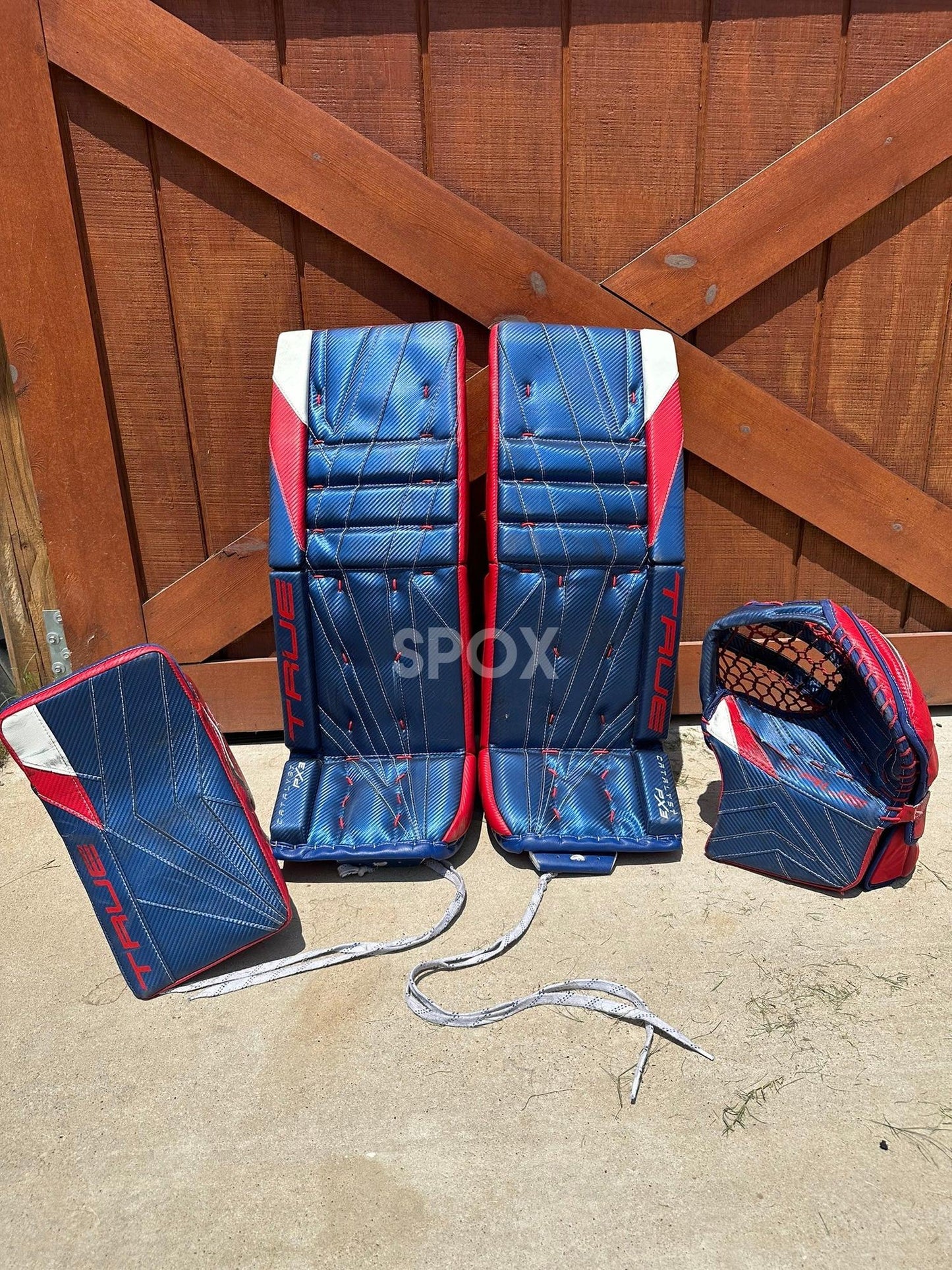 Senior True Catalyst PX3 Goalie Full Set – 32" Regular | Pro Stock Blue