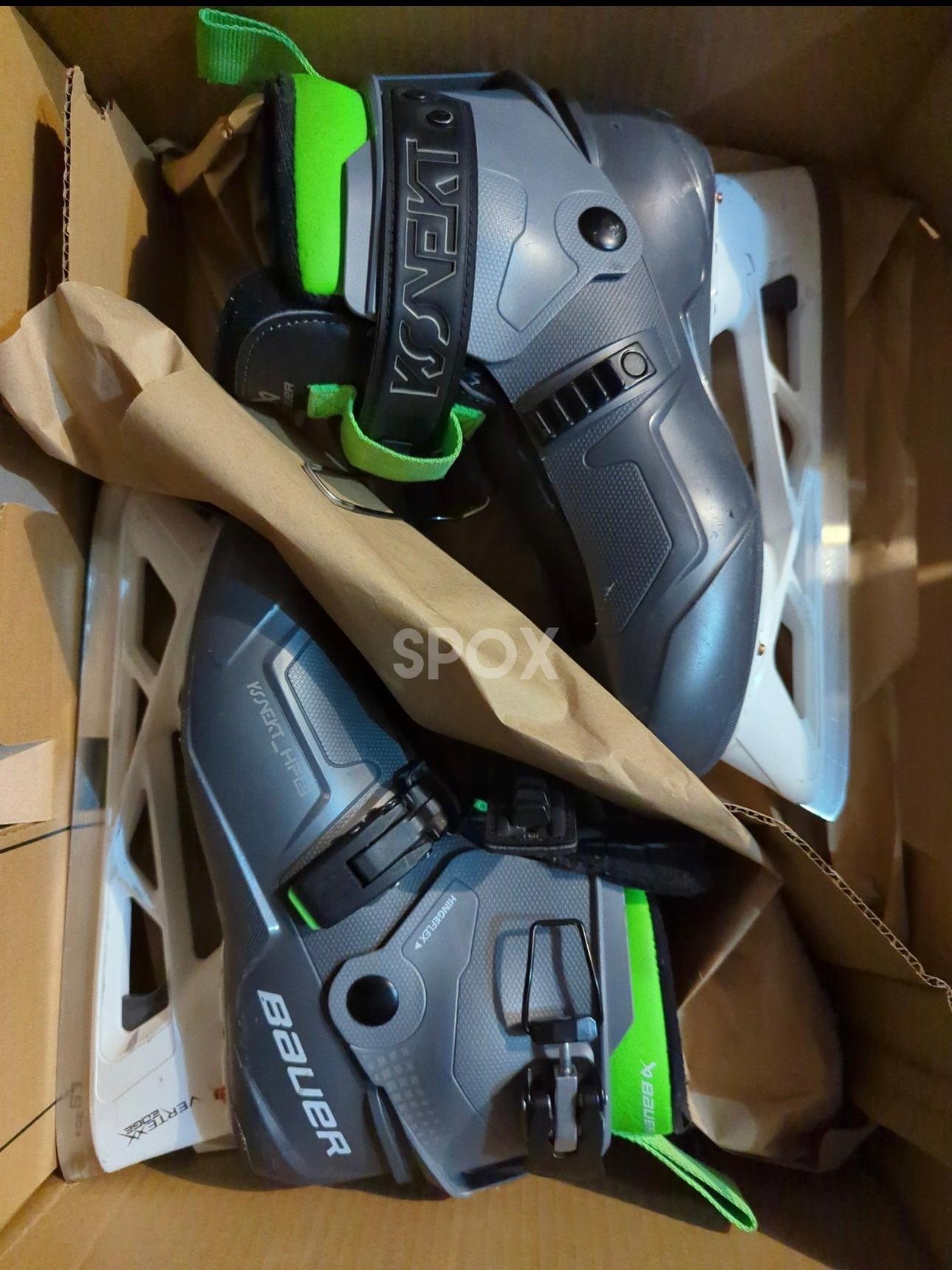 Used Intermediate Bauer Konekt HF2 Hockey Goalie Skates – Youth Size 6