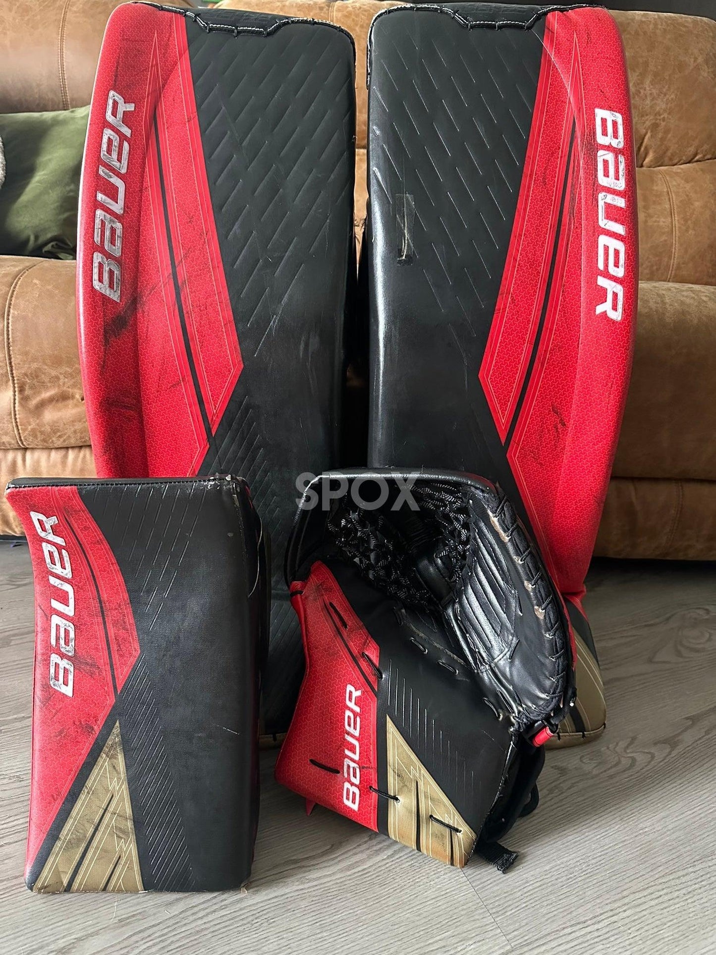 TGN Bauer Ultrasonic Goalie Full Set – Senior Large | Hot Rebounds!