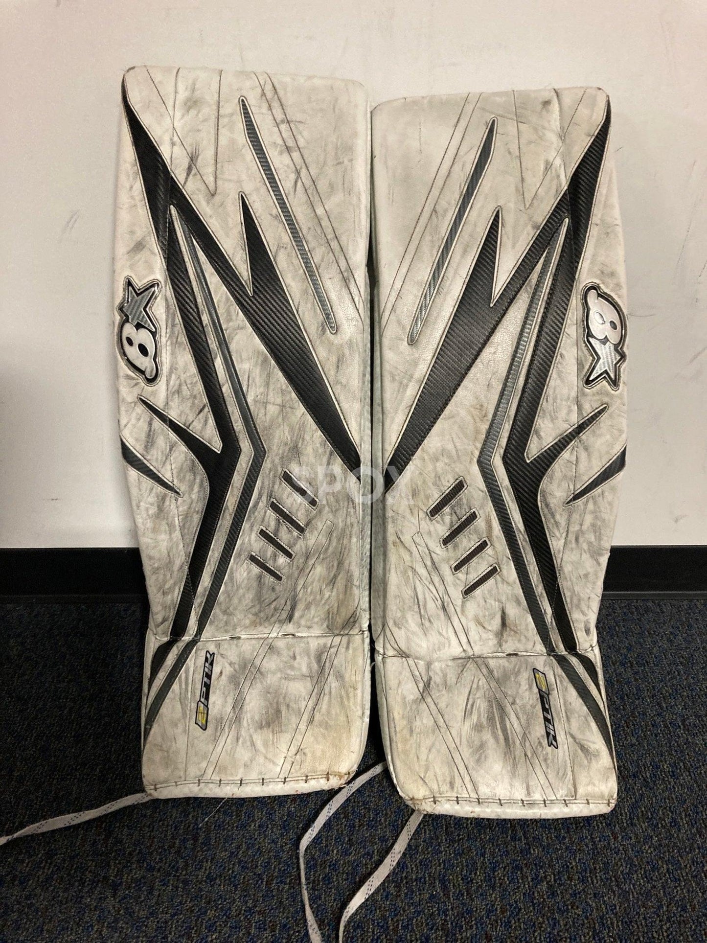 White Senior Brian's OPTiK 2 Goalie Leg Pads – 35" +1 | Game-Ready!