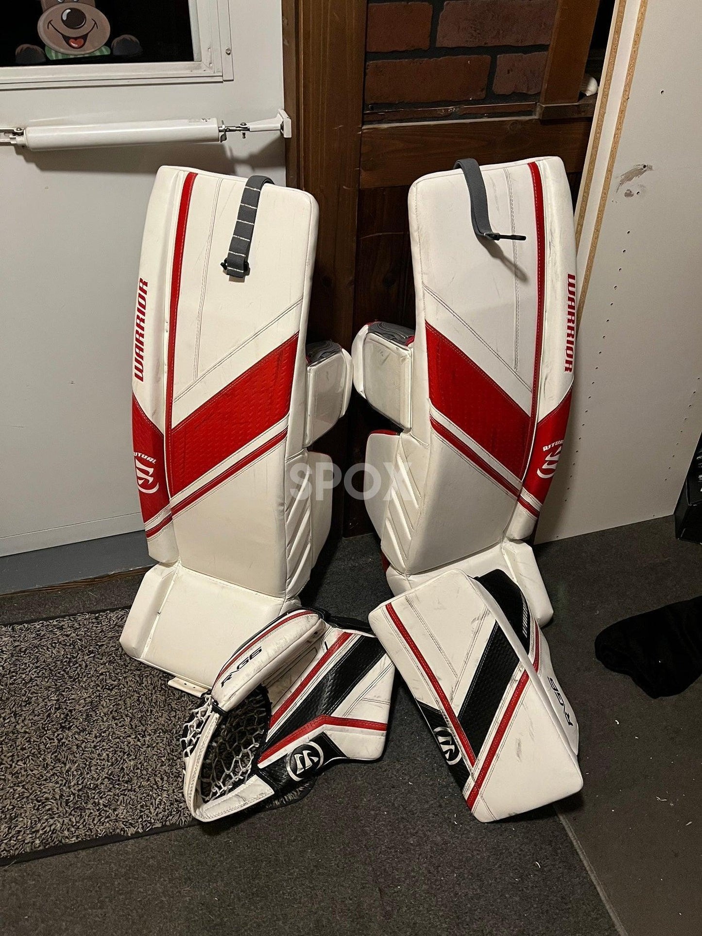 2023 Warrior Ritual G6 E+ Senior Goalie Full Set – Regular | 35" | Red