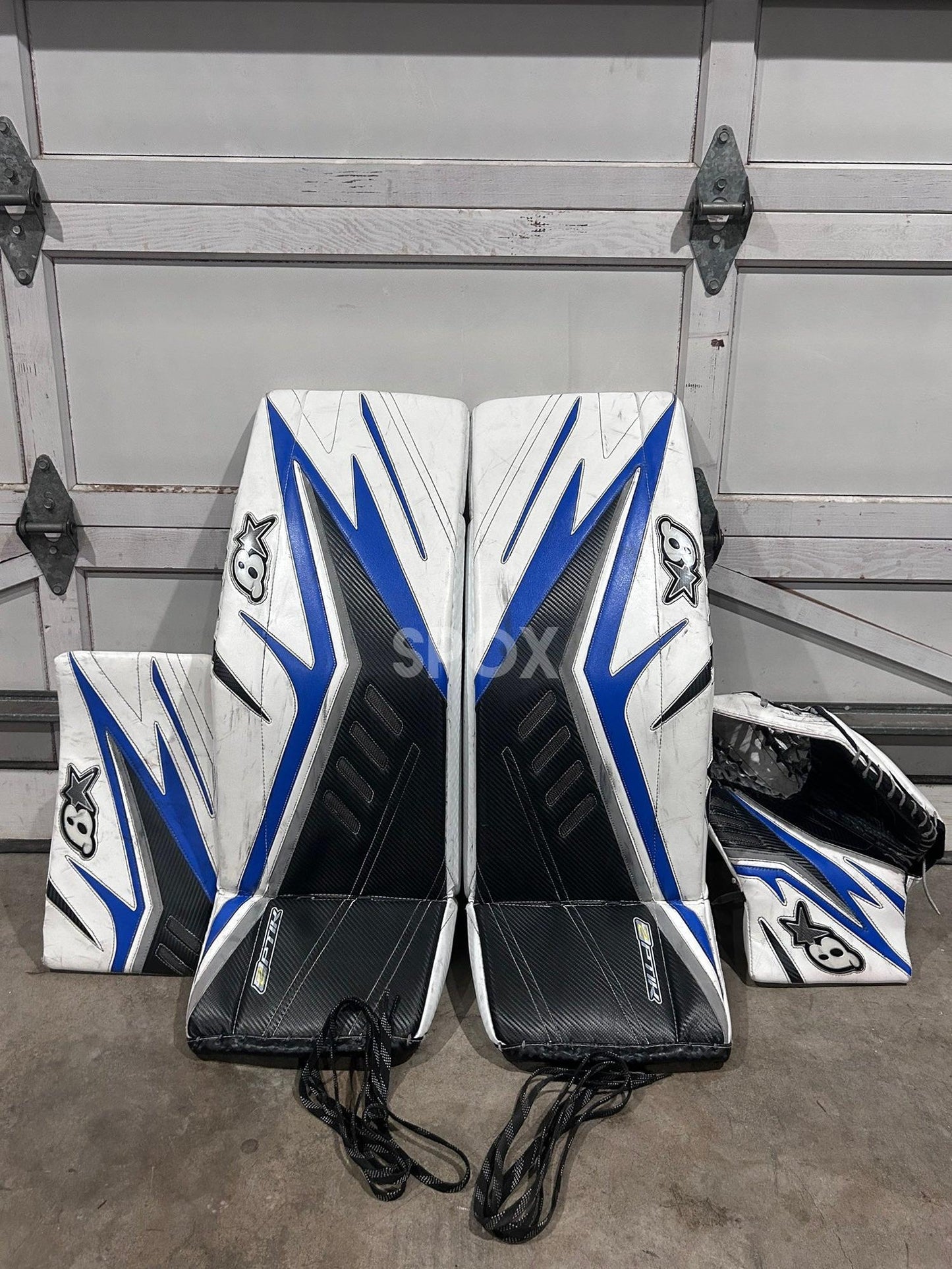 Used 33+1 Brian’s Optik 3 Goalie Set – Senior | Blue