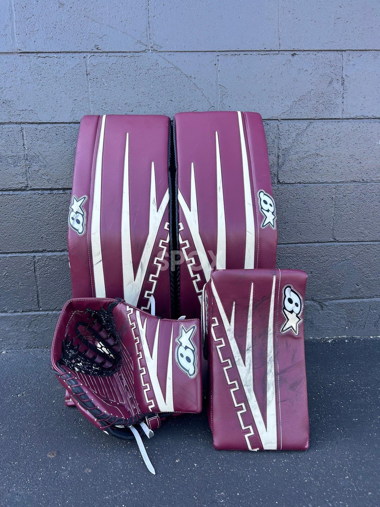 Used Brian's Optik 3 Goalie Full Set – 35+1" | Full Right | Arizona Coyotes Red