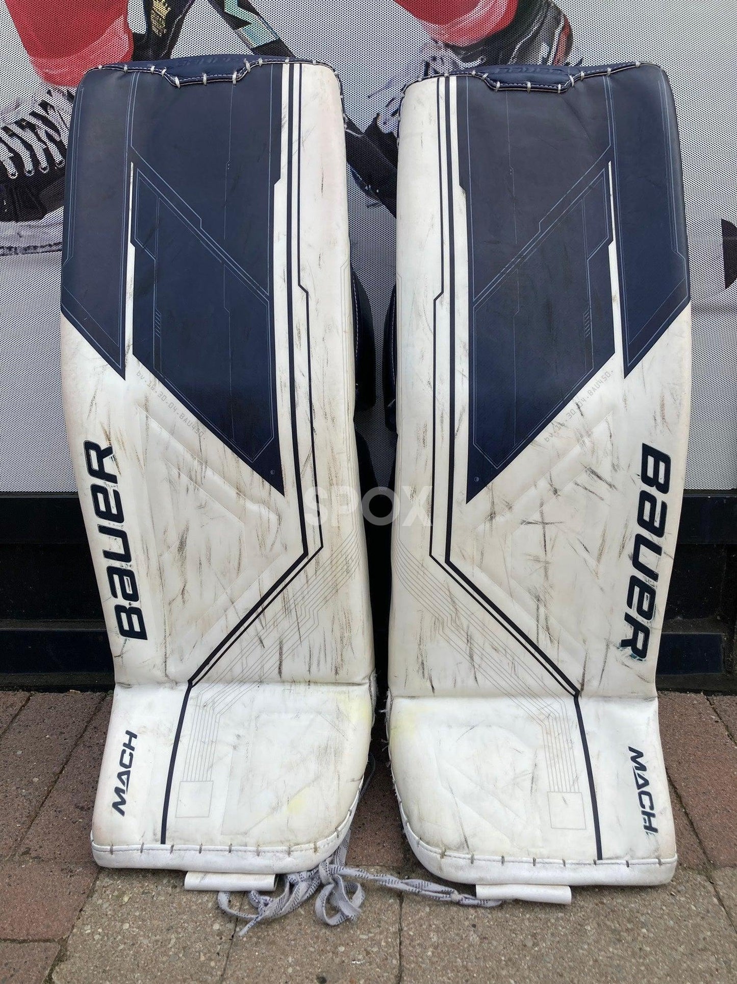 Bauer Supreme Mach Goalie Leg Pads | Senior 34" | Game-Ready Elite Performance
