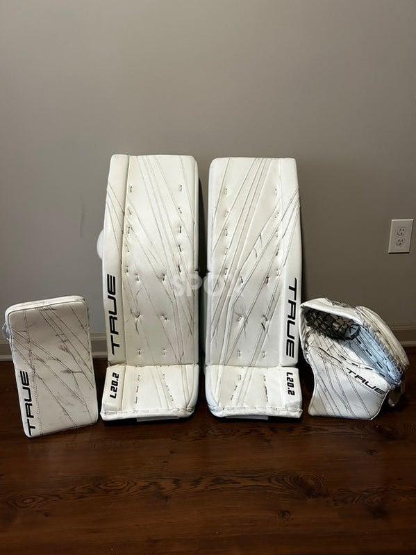 True L20.2 Senior Goalie Full Set – 34+2 | Pro Stock White