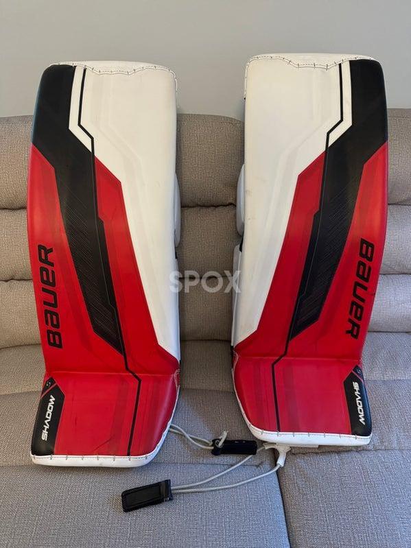 2024 Bauer Supreme Shadow Goalie Leg Pads – 34" Senior +1 | Brand New