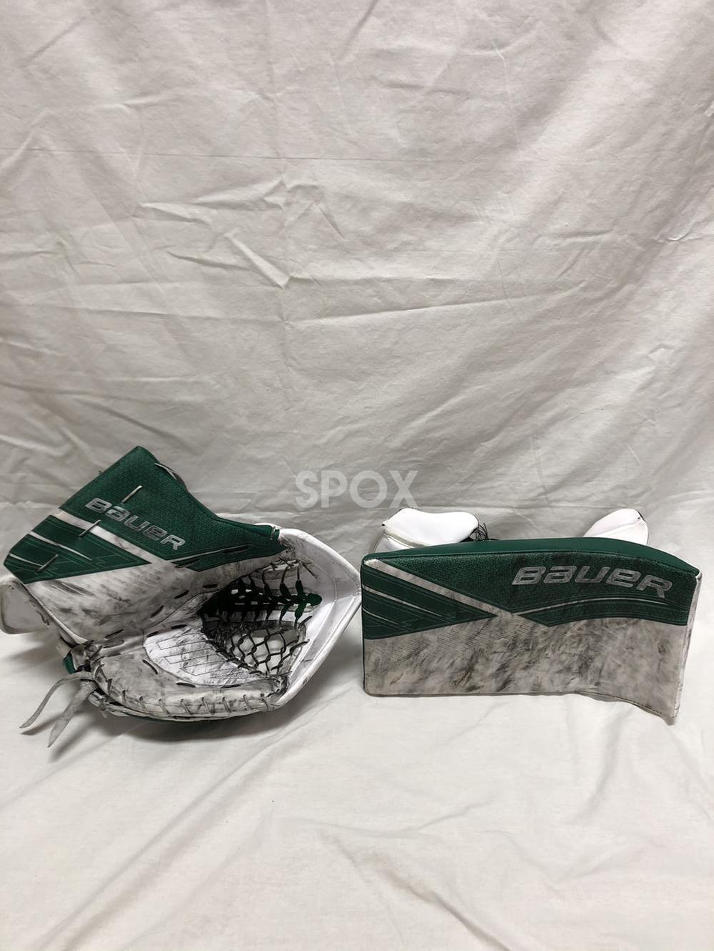 Oettinger Pro Return Bauer UltraSonic Goalie Glove Blocker Set | Pro Stock | Practice Used