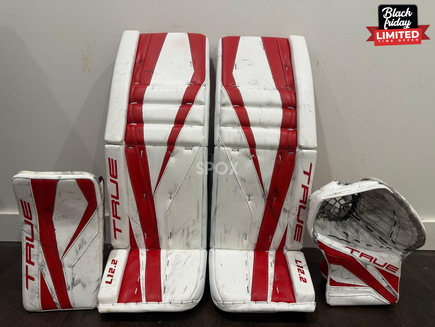 TRUE L12.2 SENIOR GOALIE FULL SET (35+2) – PRO-READY & INCREDIBLE CONDITION!