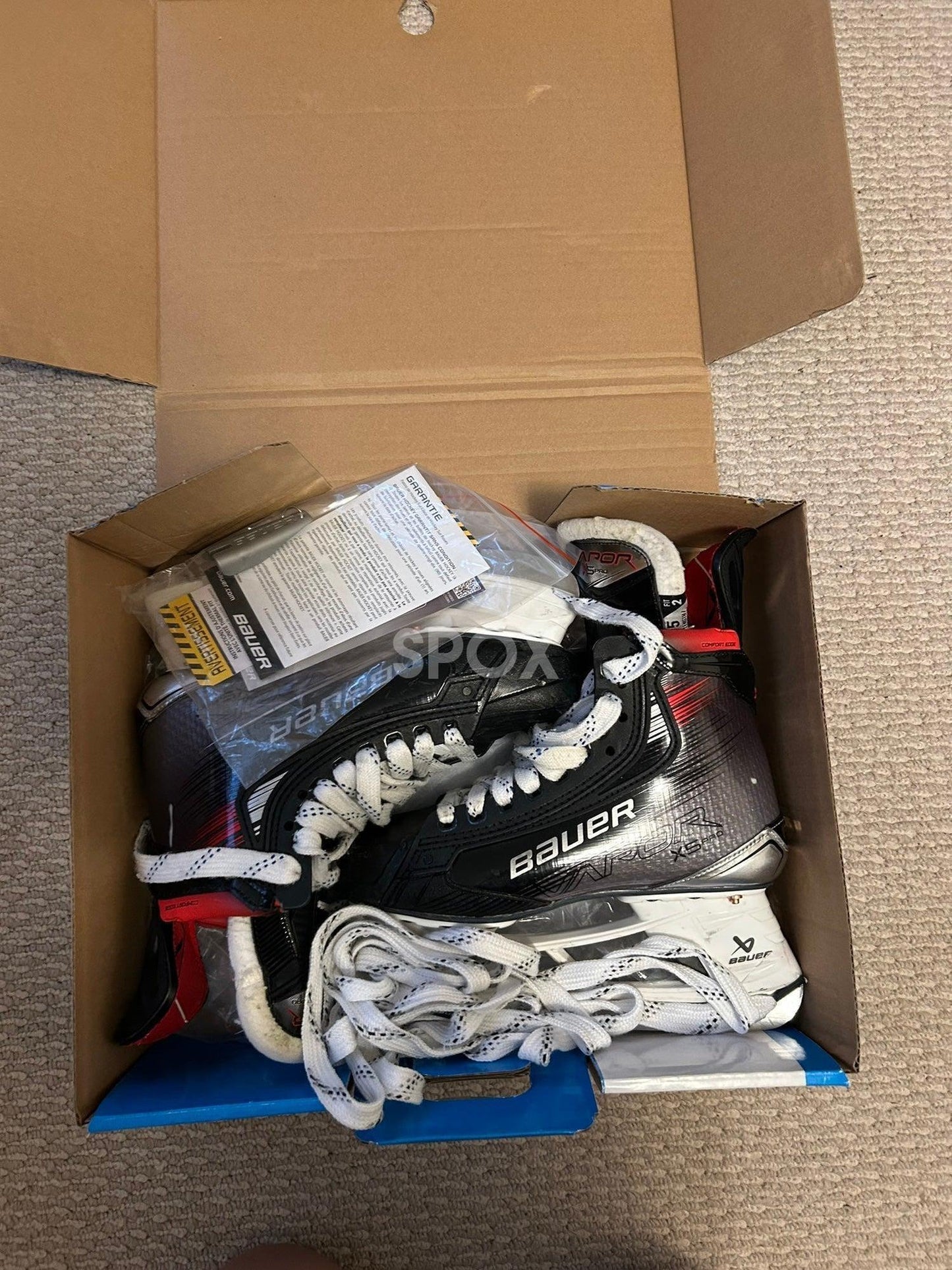 2025 Bauer Vapor X5 Pro Hockey Skates – Size 5 Fit 2 (USED, Excellent Condition)