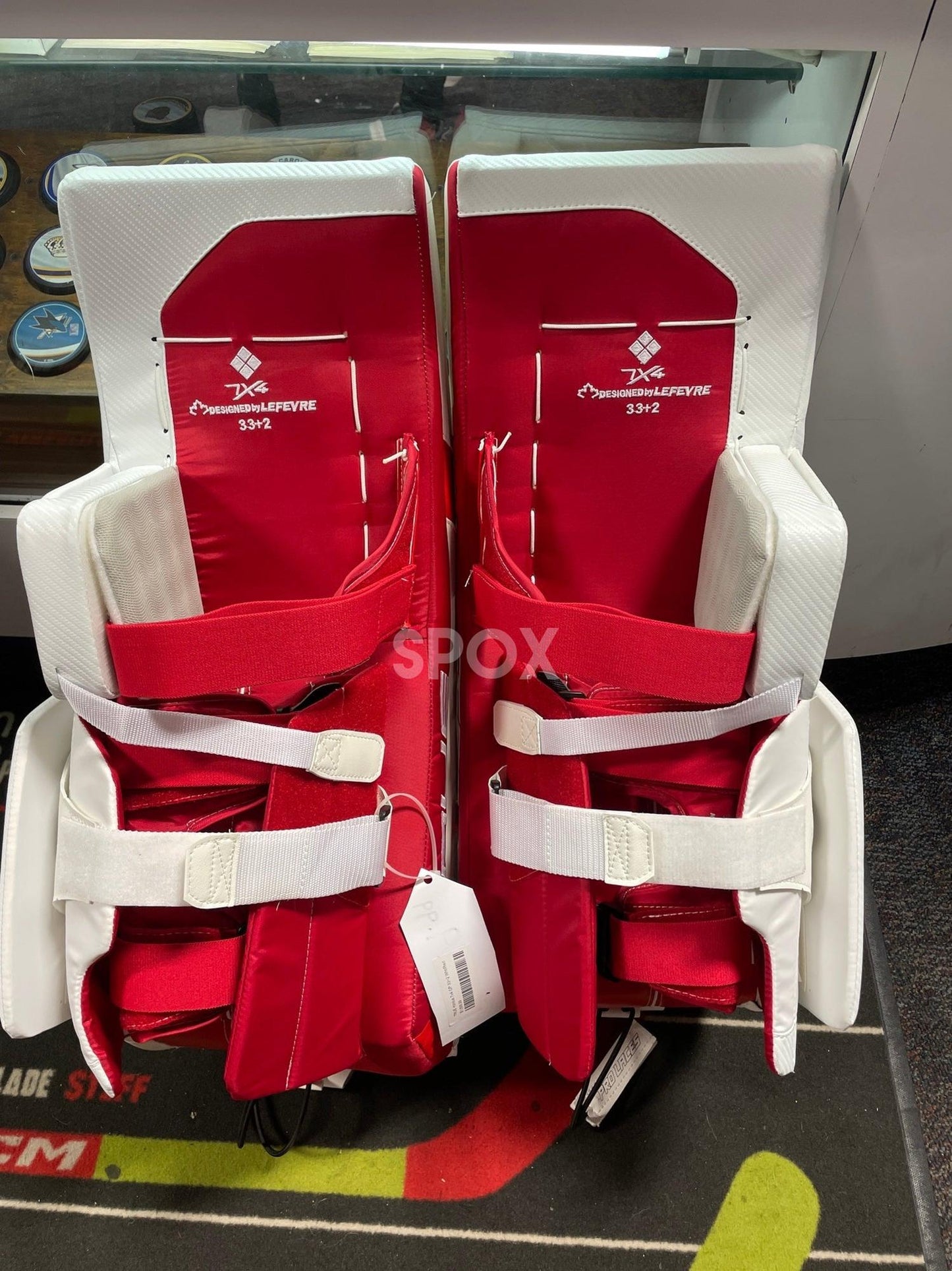 New True Hzrdus 7X4 Senior Goalie Full Set – 33+2 | White/Red