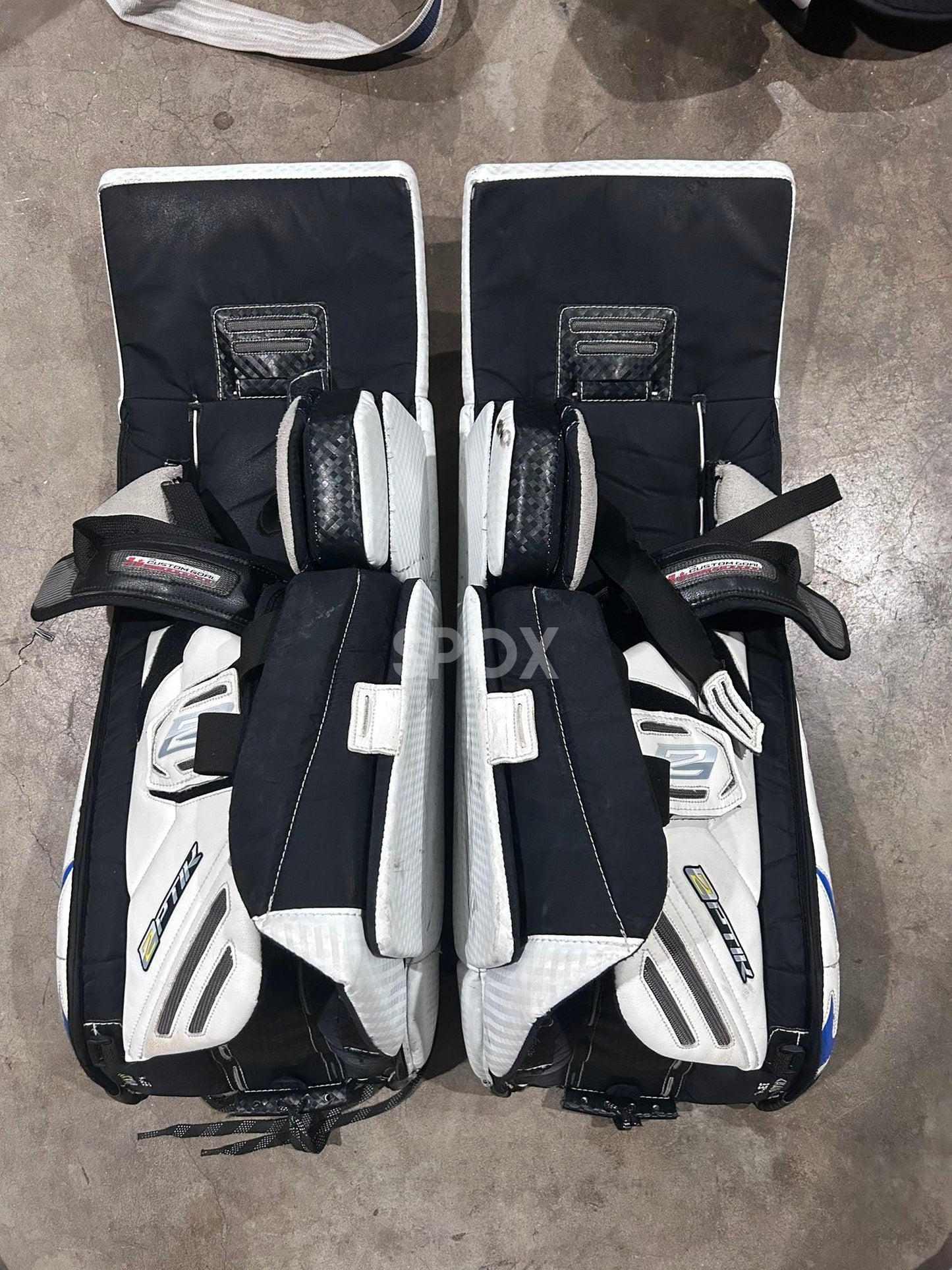 Used 33+1 Brian’s Optik 3 Goalie Set – Senior | Blue