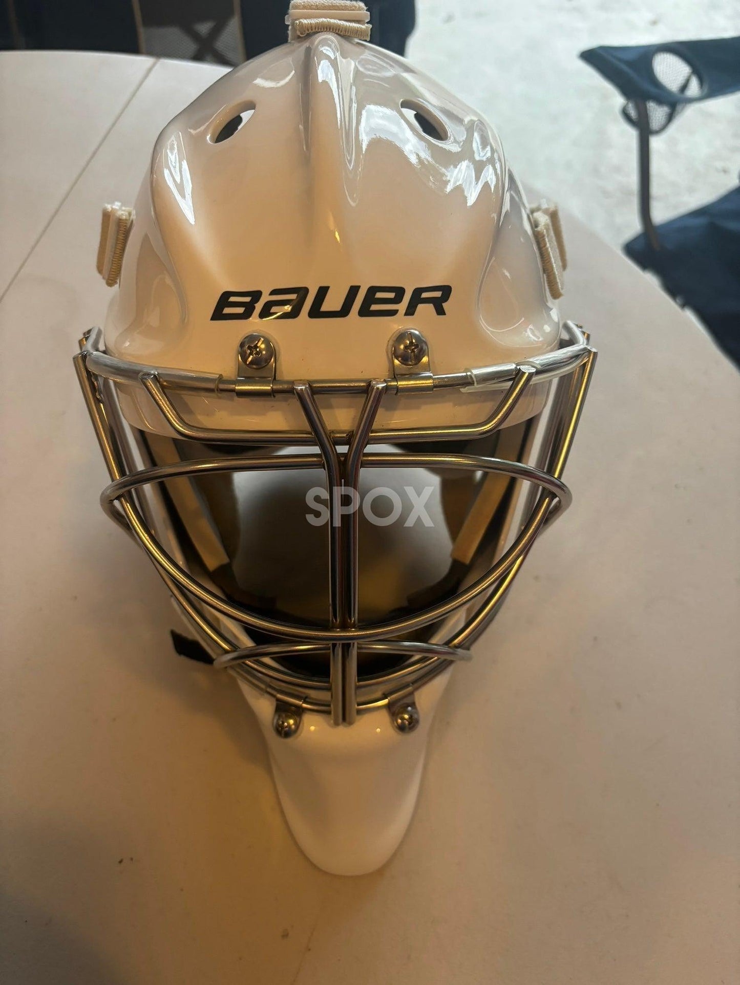 Used Senior Bauer 950 Goalie Mask – Medium | Game-Ready Protection
