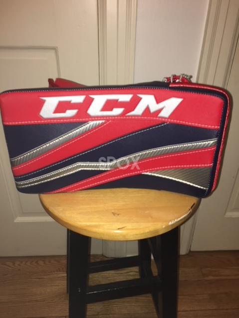 NEW CCM Extreme Flex III CUSTOM Goalie Set – Senior 35”+1 | Navy/Red/Silver