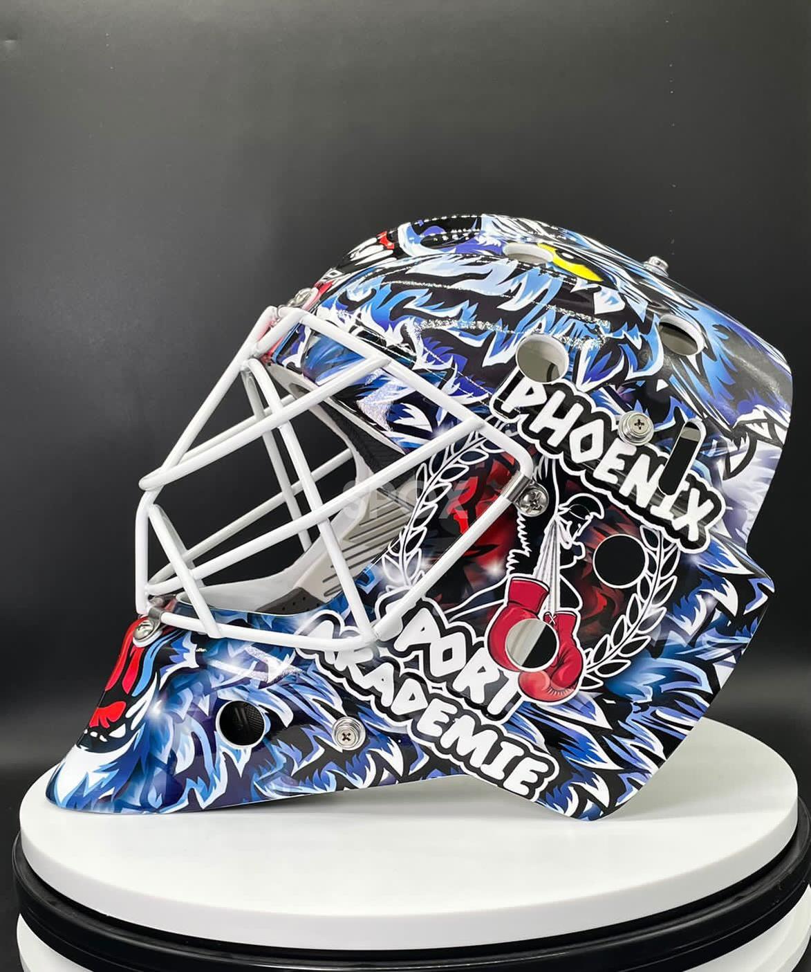 2022 Bauer Goalie Mask Pro Stock – Kassel Huskies